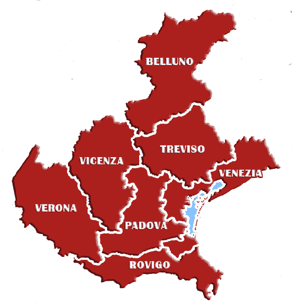 Cartina della regione